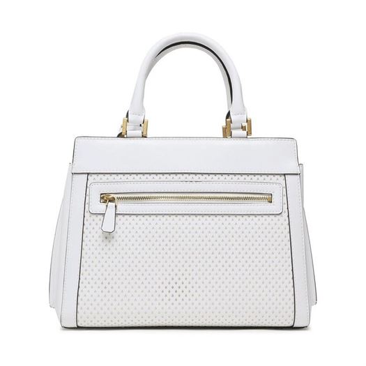 Guess femme katey perf satchel blanc2102502_2 sur voshoes.com