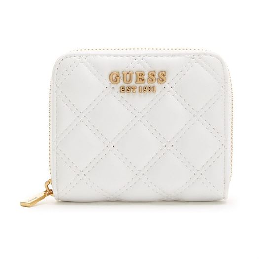 femme Guess femme giully slg small zip arou blanc