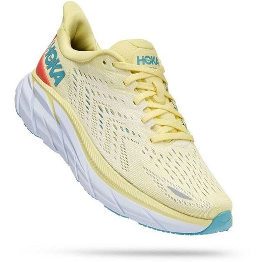 Hoka one one femme clifton 8 w jaune2103201_2 sur voshoes.com