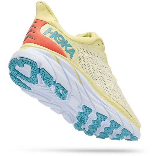 Hoka one one femme clifton 8 w jaune2103201_3 sur voshoes.com