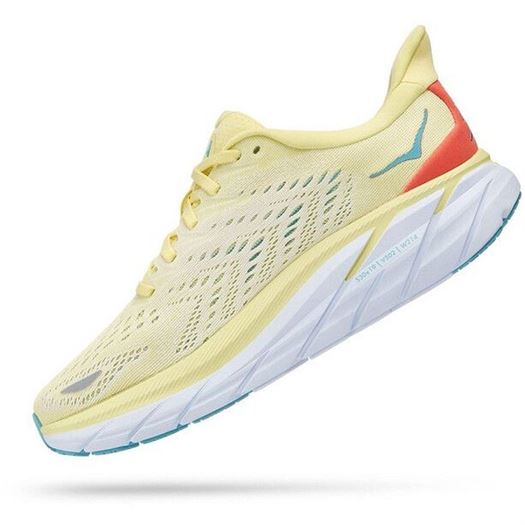 Hoka one one femme clifton 8 w jaune2103201_4 sur voshoes.com