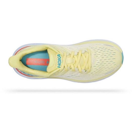 Hoka one one femme clifton 8 w jaune2103201_5 sur voshoes.com