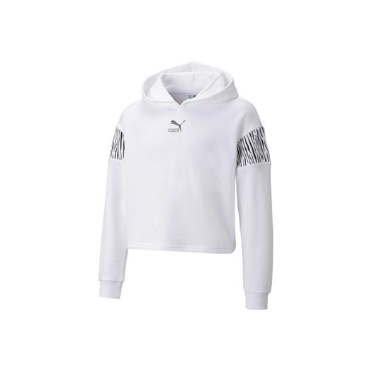 fille Puma fille g roar hoodie tr blanc