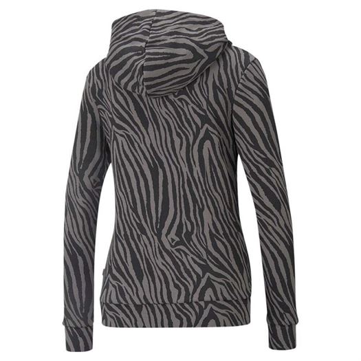 Puma femme ess tiger aop hoodie gris2104901_2 sur voshoes.com