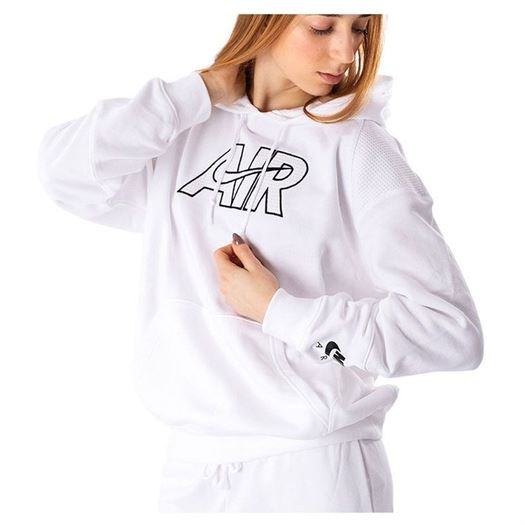 Nike femme w nsw air flc hoodie blanc2105901_3 sur voshoes.com