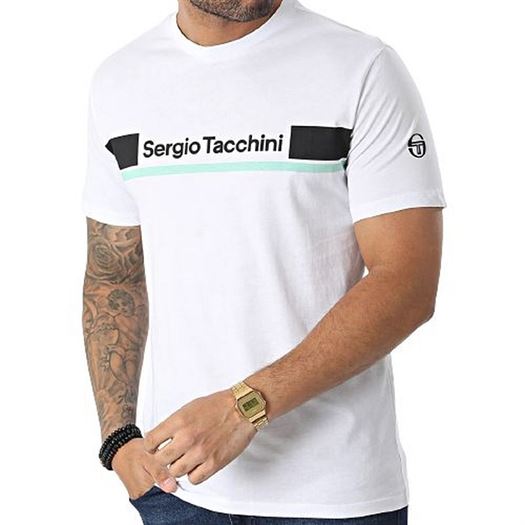 homme Sergio tacchini homme jared t shirt blanc
