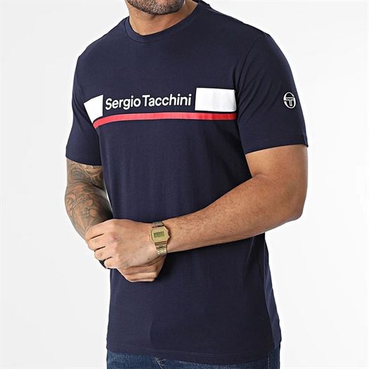 homme Sergio tacchini homme jared t shirt bleu