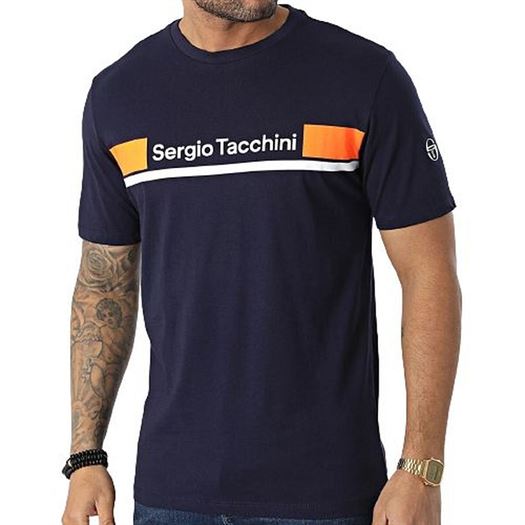 homme Sergio tacchini homme jared t shirt bleu