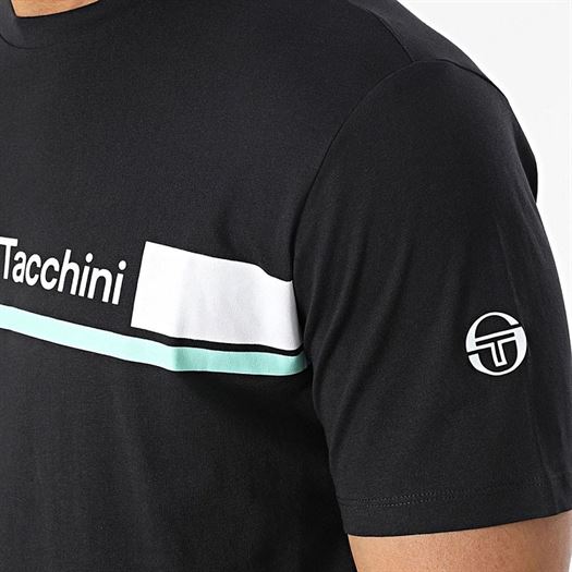Sergio tacchini homme jared t shirt noir2113505_4 sur voshoes.com