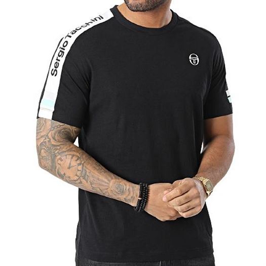 Sergio tacchini homme jura co t shirt noir2113902_2 sur voshoes.com