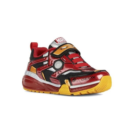 Geox garcon j bayonyc boy c rouge2115301_2 sur voshoes.com