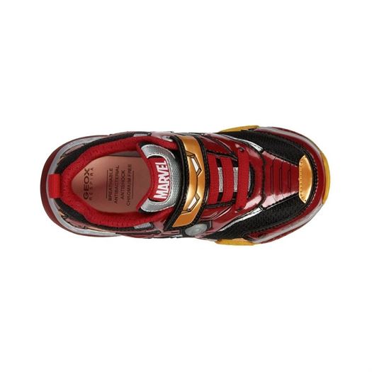 Geox garcon j bayonyc boy c rouge2115301_4 sur voshoes.com