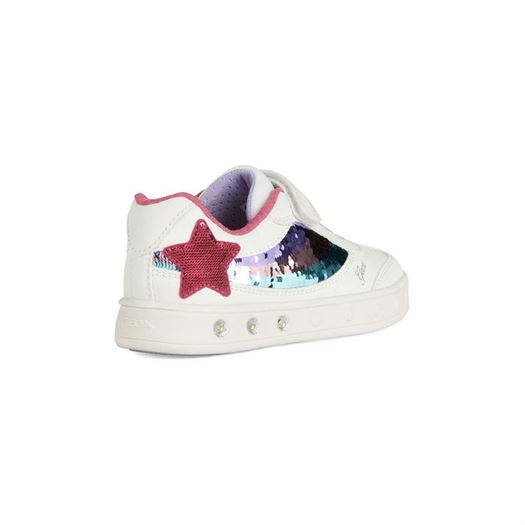 Geox fille j skylin girl b blanc2115401_3 sur voshoes.com