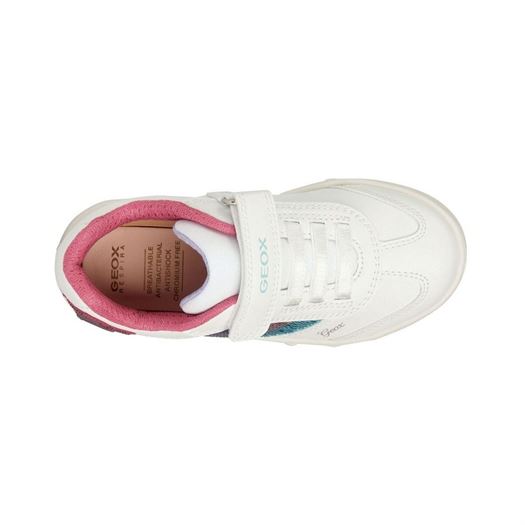 Geox fille j skylin girl b blanc2115401_4 sur voshoes.com