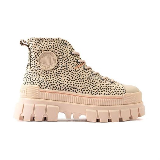 femme Palladium femme revolt safari jaune