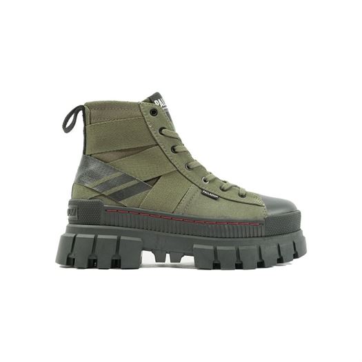 femme Palladium femme revolt hi army vert