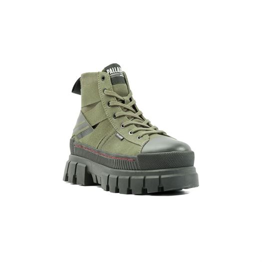 Palladium femme revolt hi army vert2118101_2 sur voshoes.com