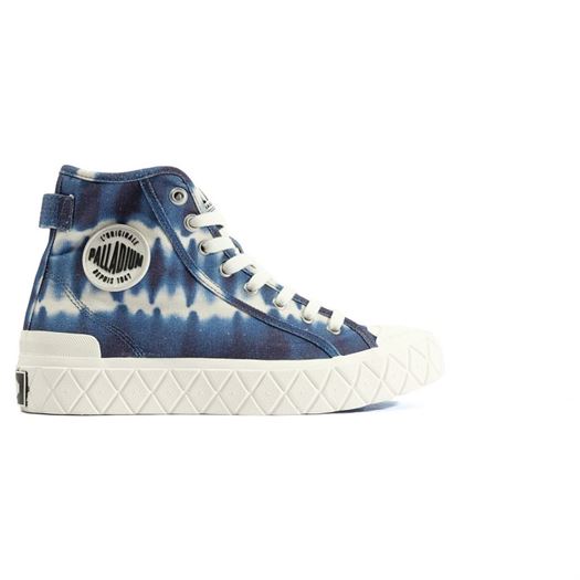 femme Palladium femme palla ace mid tiedye bleu