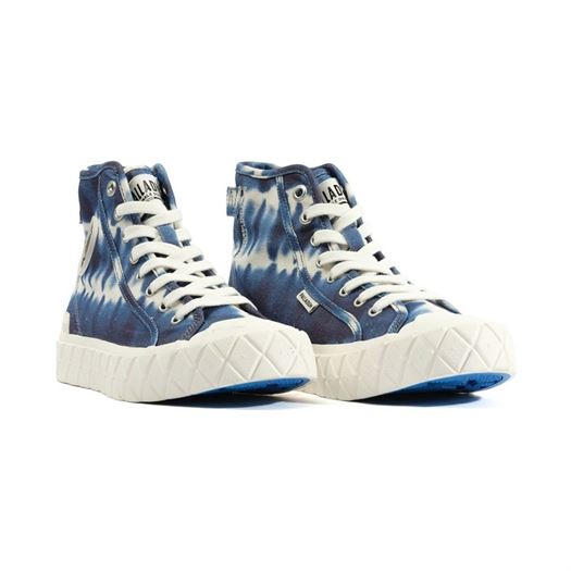 Palladium femme palla ace mid tiedye bleu2118502_3 sur voshoes.com