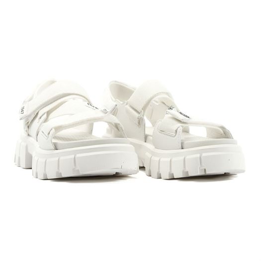 Palladium femme revolt sandal mono blanc2118702_2 sur voshoes.com