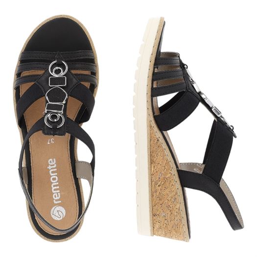 Remonte femme r6264 noir2124202_4 sur voshoes.com