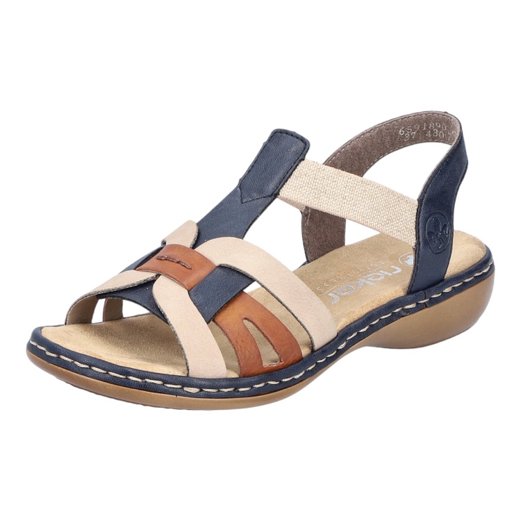 Rieker femme 65918 bleu2125503_2 sur voshoes.com