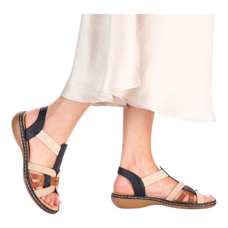 Rieker femme 65918 bleu2125503_5 sur voshoes.com