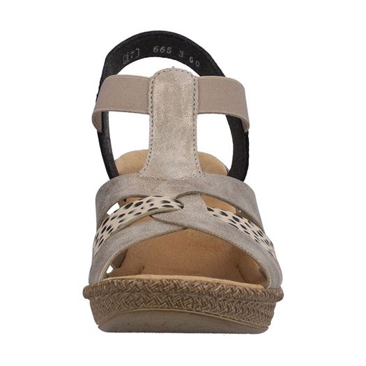 Rieker femme 665k3 beige2125601_4 sur voshoes.com