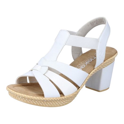 Rieker femme 665k3 blanc2125603_2 sur voshoes.com