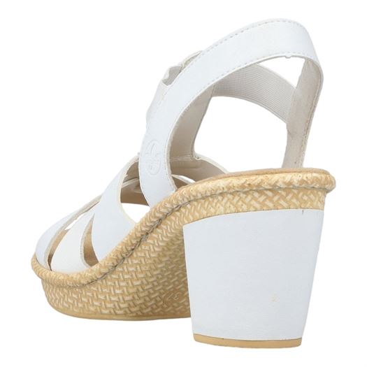 Rieker femme 665k3 blanc2125603_3 sur voshoes.com