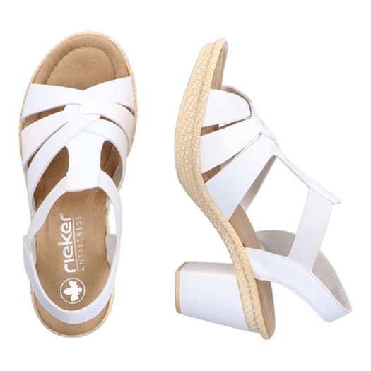 Rieker femme 665k3 blanc2125603_5 sur voshoes.com