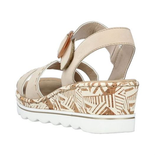 Rieker femme 67173 beige2125701_3 sur voshoes.com