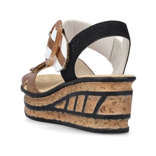 Rieker femme 68176 beige2125801_3 sur voshoes.com