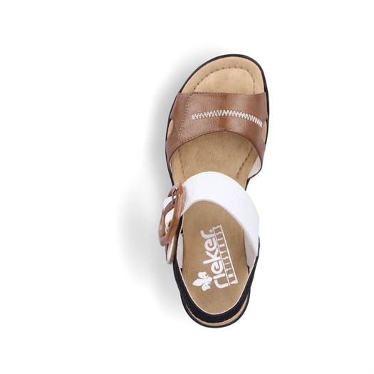 Rieker femme 68176 beige2125801_5 sur voshoes.com