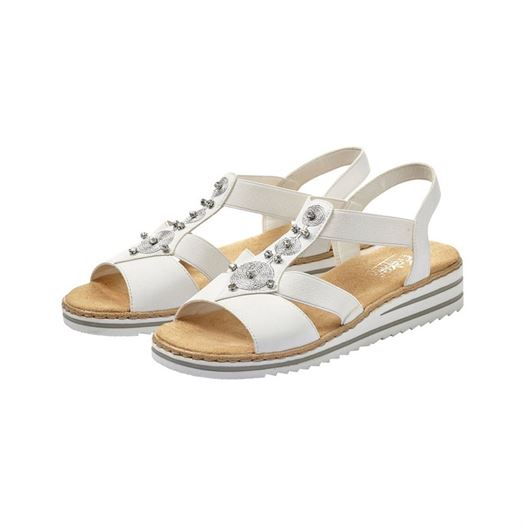 Rieker femme v0687 blanc2126801_2 sur voshoes.com