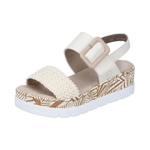 Rieker femme v3950 blanc2127201_2 sur voshoes.com