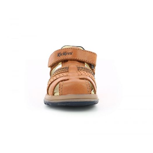 Kickers garcon platinium marron2130701_4 sur voshoes.com