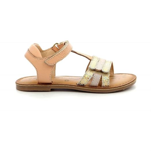 fille Kickers fille diamanto beige