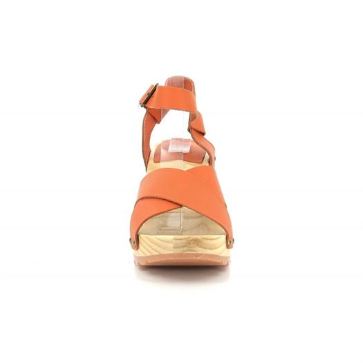 Kickers femme kick wise orange2131701_4 sur voshoes.com