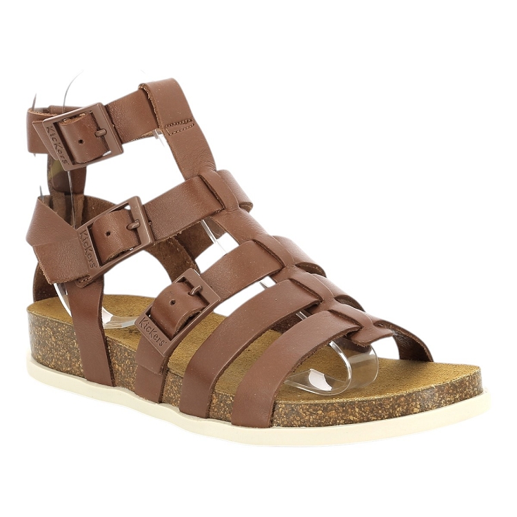 Kickers femme kick alexa marron2132502_2 sur voshoes.com