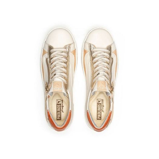 Pikolinos femme lanzarote w7b beige2133601_3 sur voshoes.com