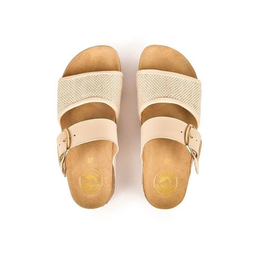 Pataugas femme lula mix tc beige2138202_4 sur voshoes.com