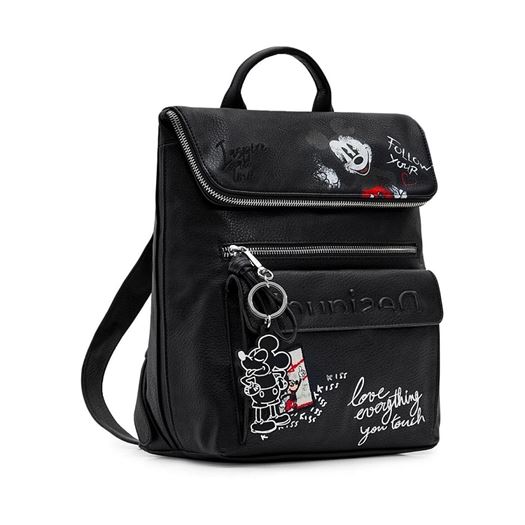 Desigual femme back mickey rock nerano noir2138701_2 sur voshoes.com