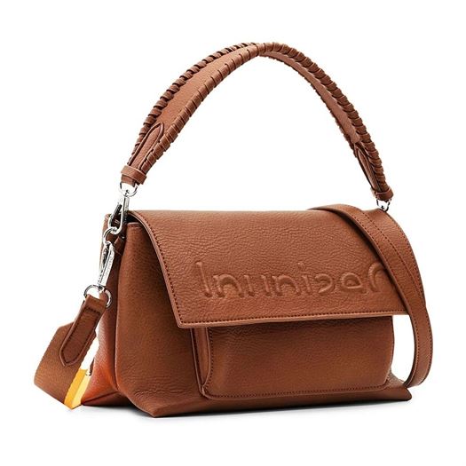 Desigual femme bag half logo 23 venecia marron2139503_2 sur voshoes.com