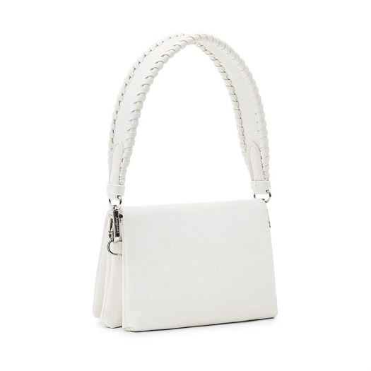 Desigual femme bag half logo 23 dortmund blanc2139703_3 sur voshoes.com