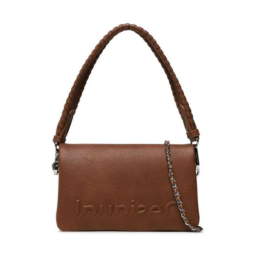 Desigual femme bag half logo 23 dortmund marron2139704_2 sur voshoes.com