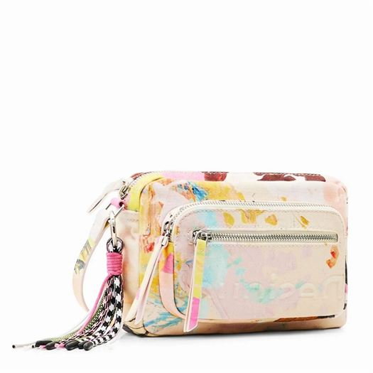 Desigual femme bag manchas cambridge min multicolore2140601_2 sur voshoes.com