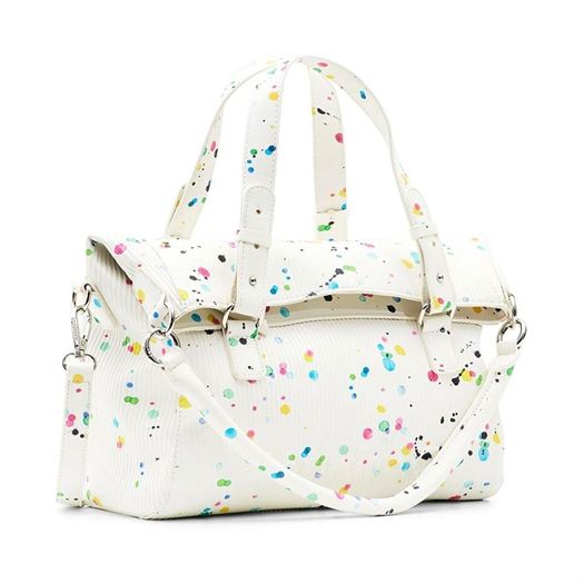 Desigual femme bag neon art loverty 2.0 blanc2141001_2 sur voshoes.com