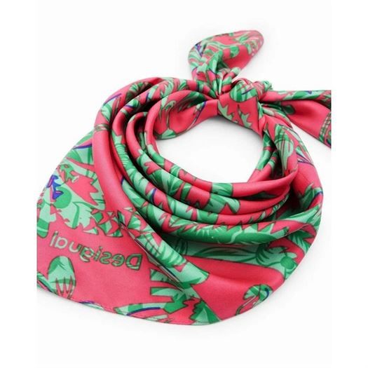 Desigual femme fou neon flowers multicolore2141701_2 sur voshoes.com