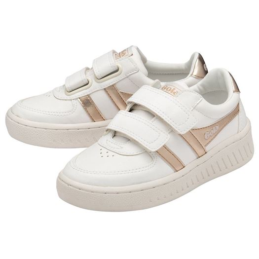 Gola fille grandslam shine strap blanc2143301_4 sur voshoes.com